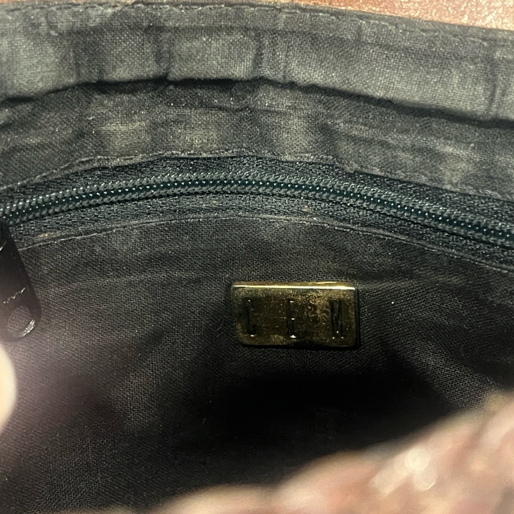 CEN- Woven Crossbody Bag in Brown - Picture 6 of 6